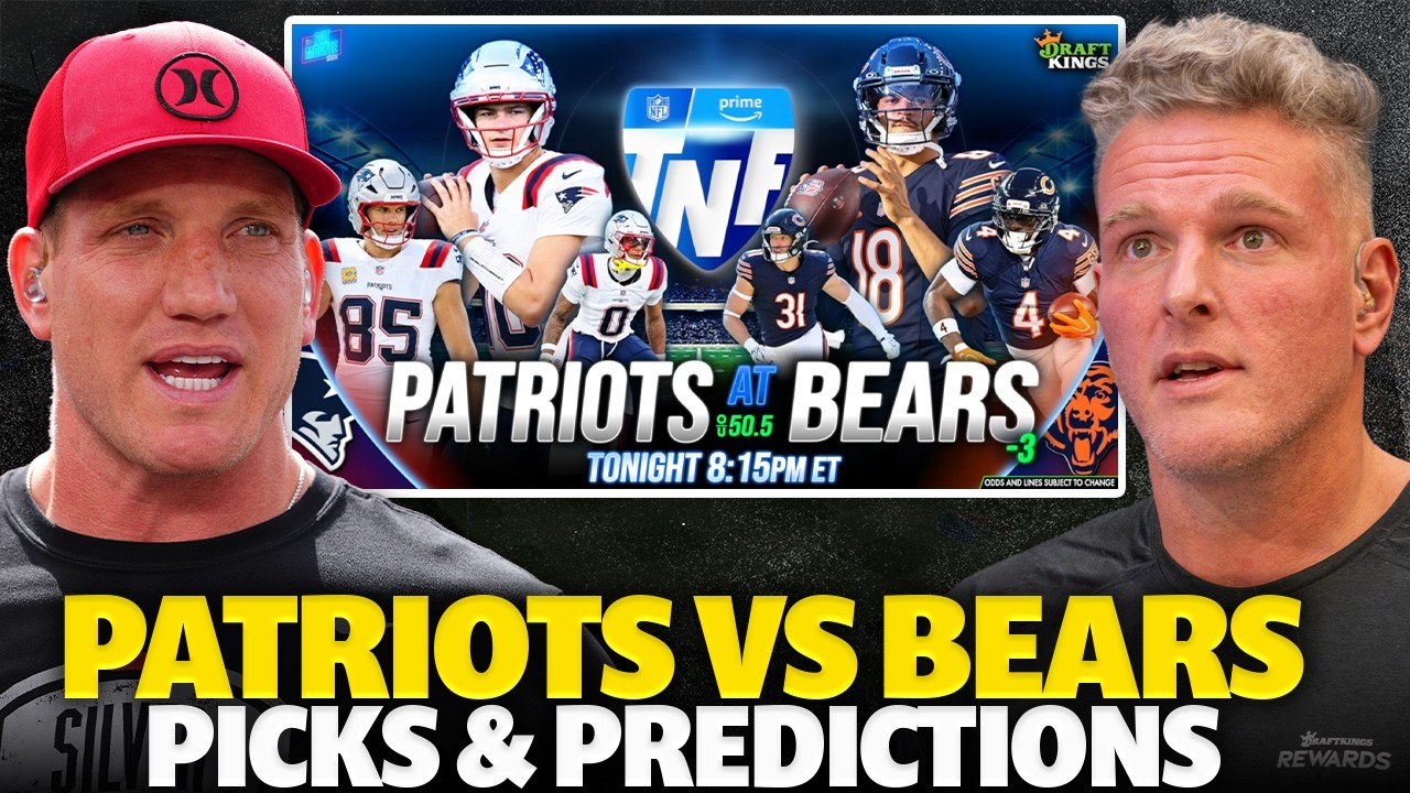 The Pat McAfee Show Makes Its Picks For Patriots vs Bears On Thursday Night Football