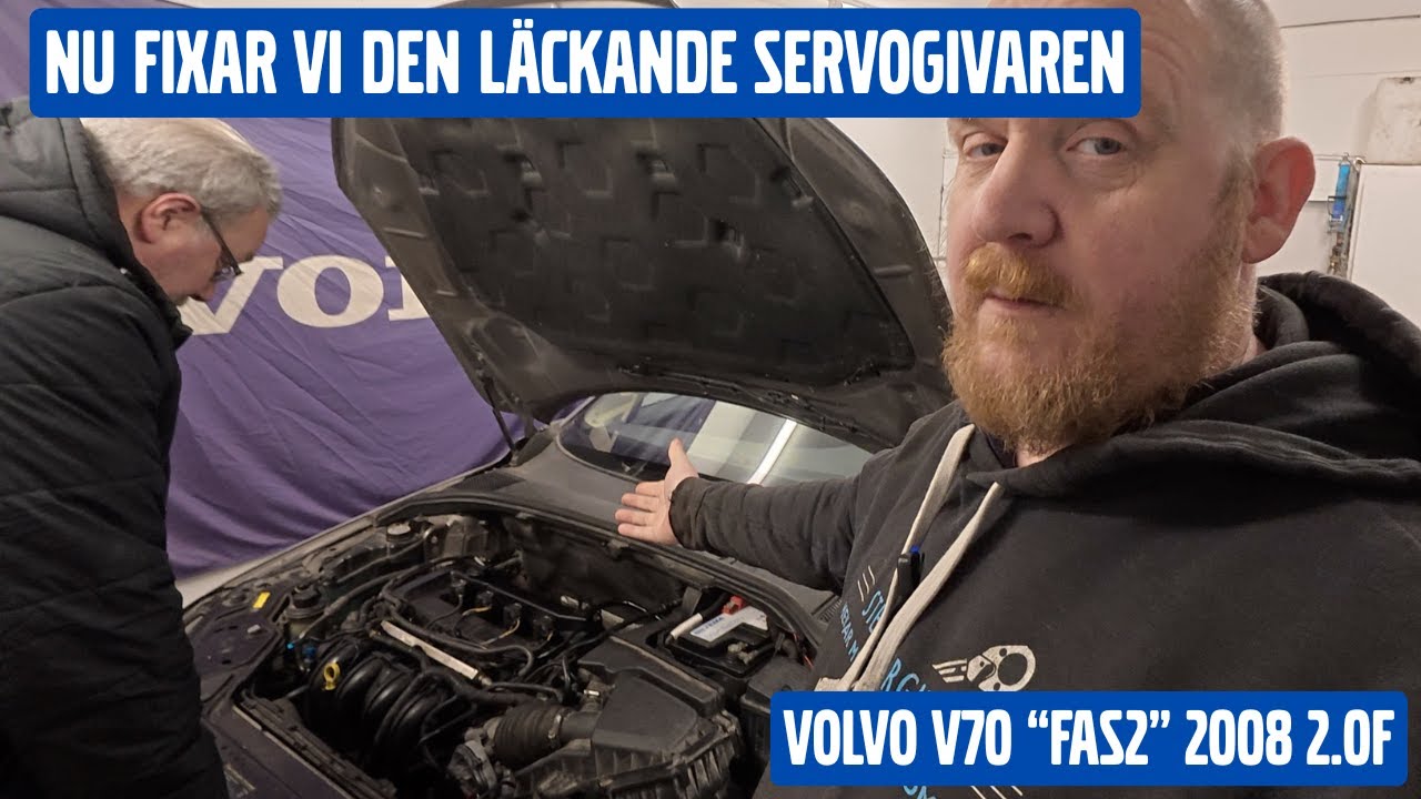 Fixar orsaken till att servoolja hamnar i motorstyrdonet på Volvo V70 2.0F