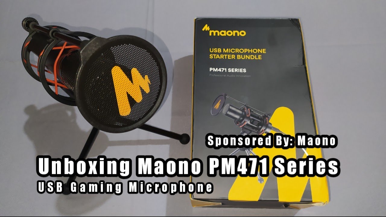 Unboxing Maono PM471 Series | Gaming USB Microphone | Sponsored By: Maono