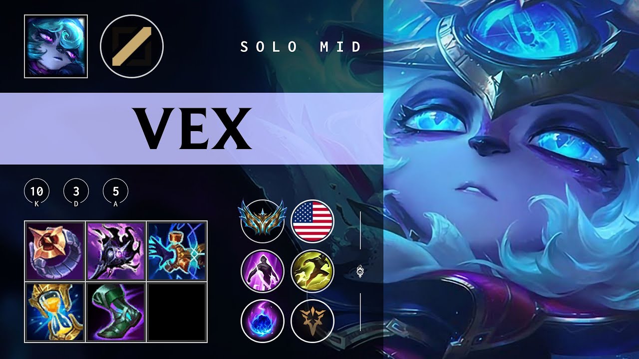 Vex Mid vs Viktor - NA Challenger Patch 25.23