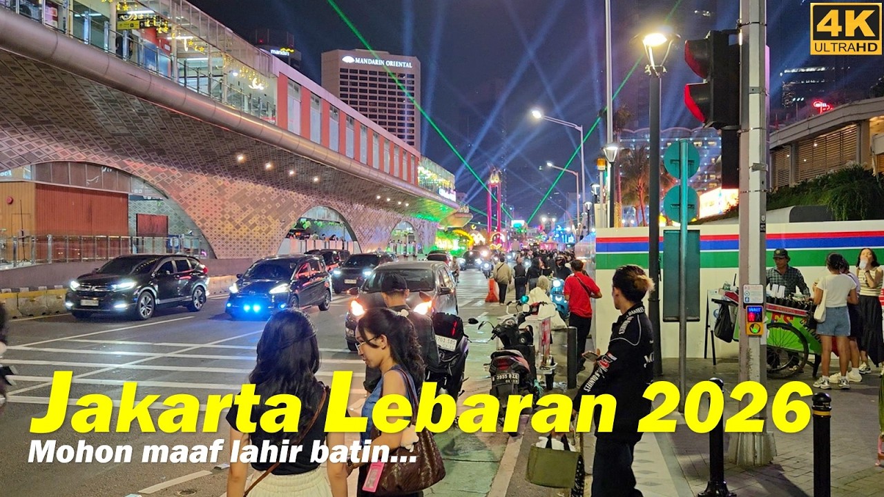 #JakartaLebaran 2026‼️Kemeriahan Semarak Eid Mubarak 1447H di Bundaran HI Jakarta [Part 2]