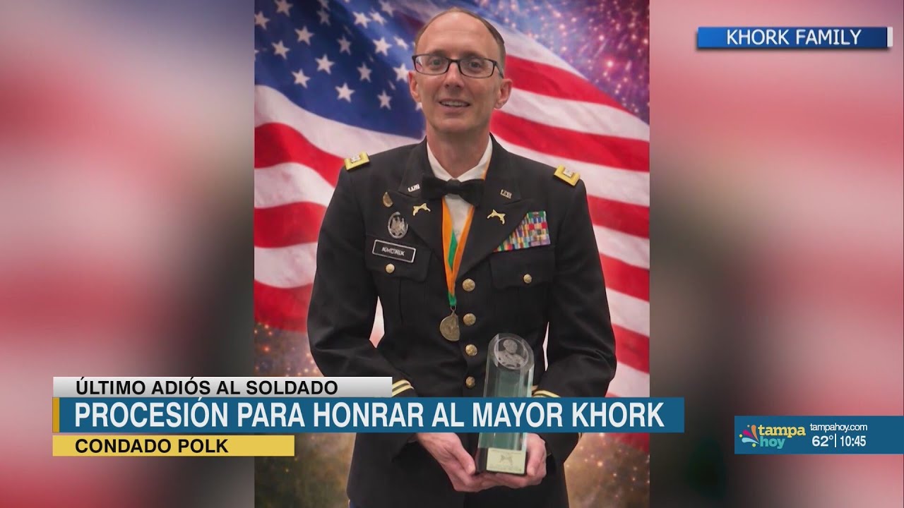 Comunidad honra al soldado de Winter Haven Cody Khork con emotiva procesión en Polk County