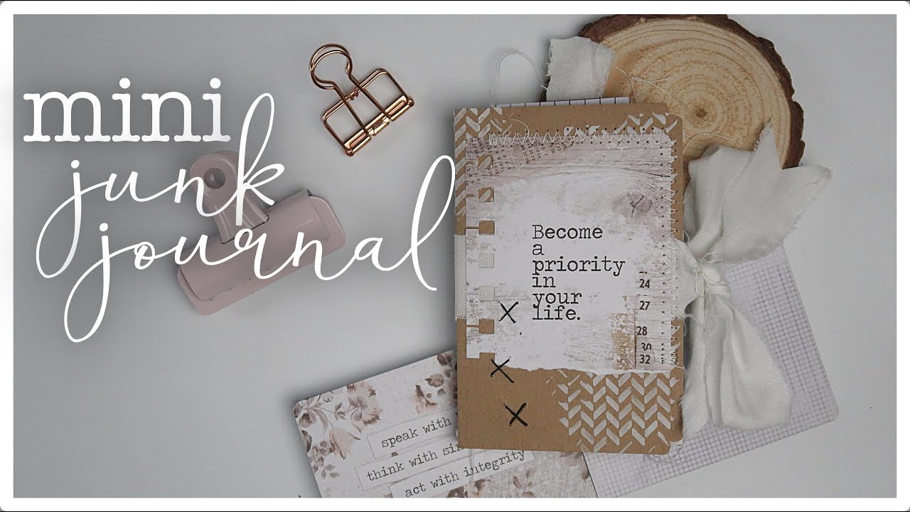 MINI ÁLBUM Junk Journal PRIMA MARKETING