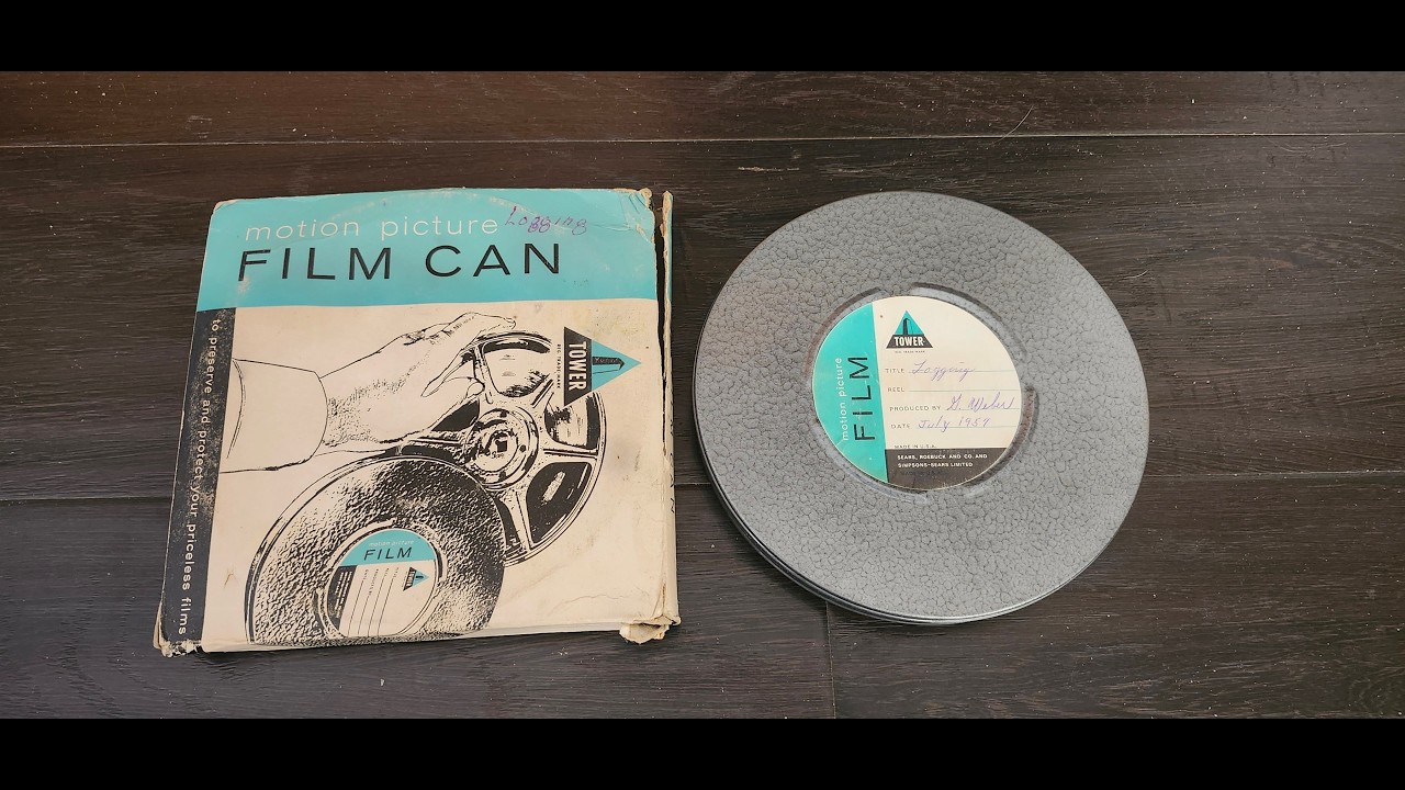 Logging 1957 16mm film digitized