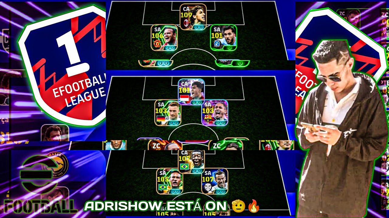 🔥MADRUGADÃO🔥 SUBINDO AS 3 CONTAS NO eFOOTBALL™ MOBILE 2026🔥#3k #efootball