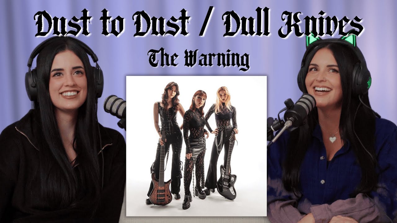 first time listening to THE WARNING reaction || live version of DUST TO DUST / DULL KNIVES