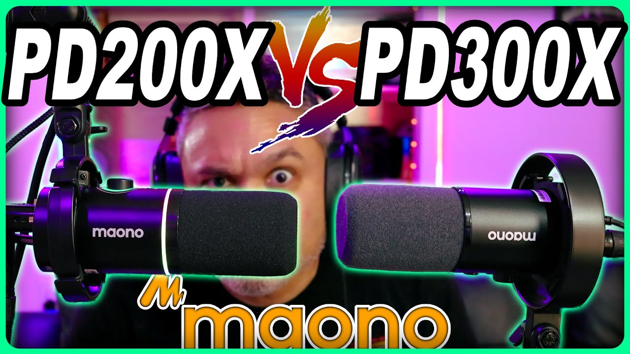 Which Is The Better Budget Dynamic Mic? Maono PD200X vs PD300X