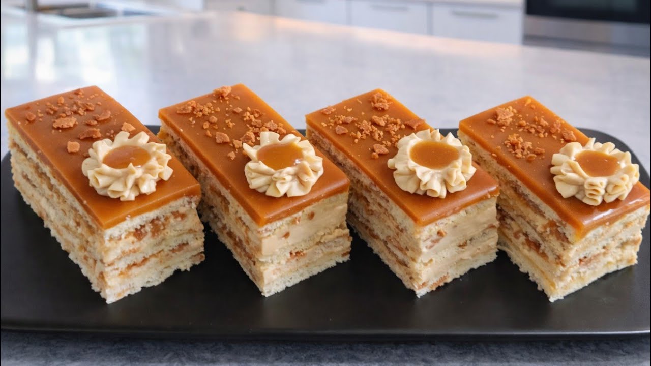 Prăjitură rafinată cu caramel, perfectă pentru momente speciale | Un desert fin sí catifelat 😋