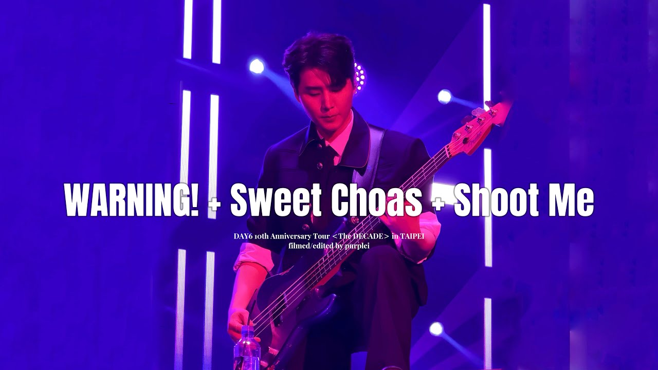 260307 데이식스 영케이 'WARNING! + Sweet Choas + Shoot Me’ 직캠 (Young K fancam) | DAY6 The DECADE in TAIPEI