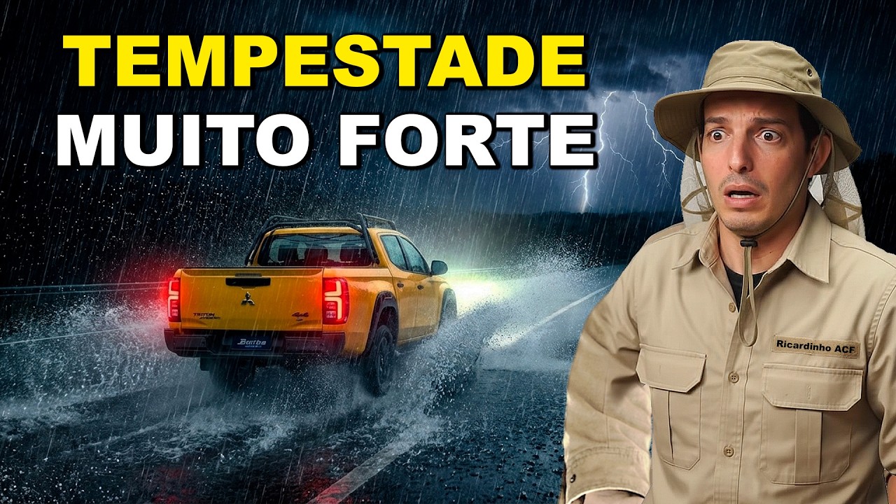 RICARDINHO PASSA SUFOCO DURANTE MADRUGADA DE CHUVA INTENSA🌧️😰