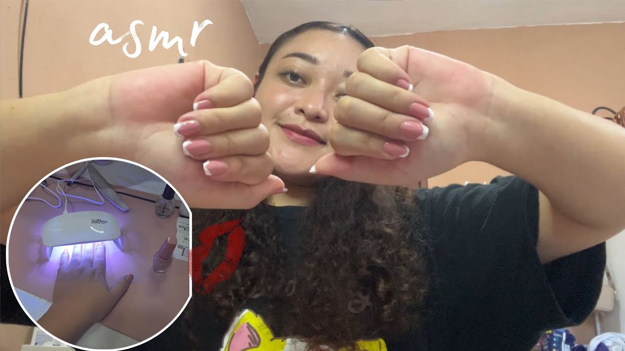 ASMR | M0uth sounds de oreja a oreja 👂 Pintando mis uñas #asmr