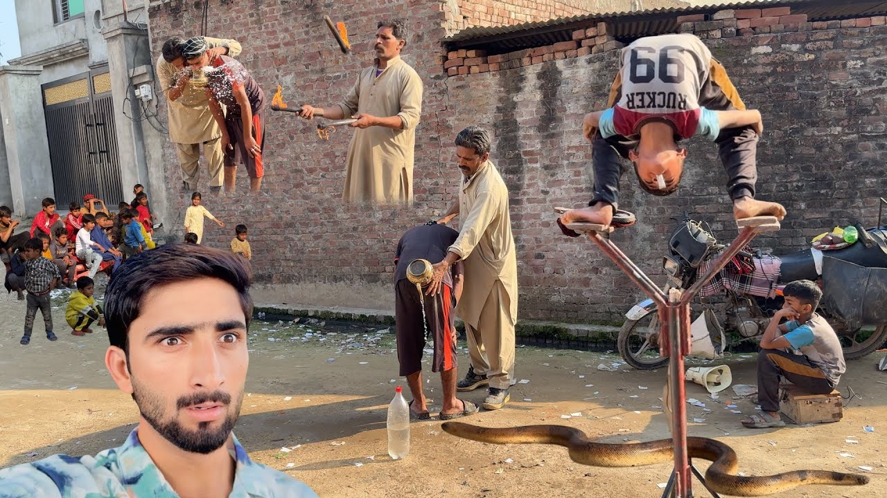 Circus 🎪 Amazing Snake Playing | Pani Kidar Se Nikal Diya 😱Circus 2026 | Ufff😱 Mehangai Hamza Sidhu