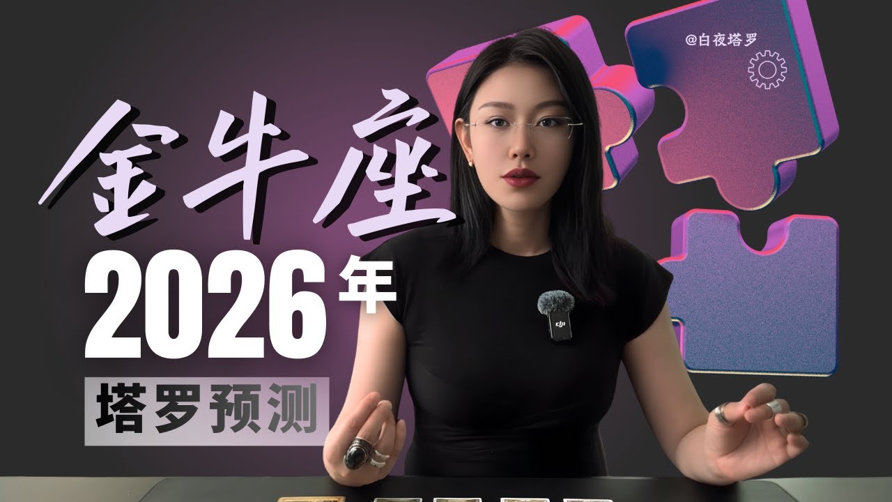 🔮金牛座 2026 年｜你正在完成一个重要周期，真正稳下来的人生开始了 (塔罗年运）