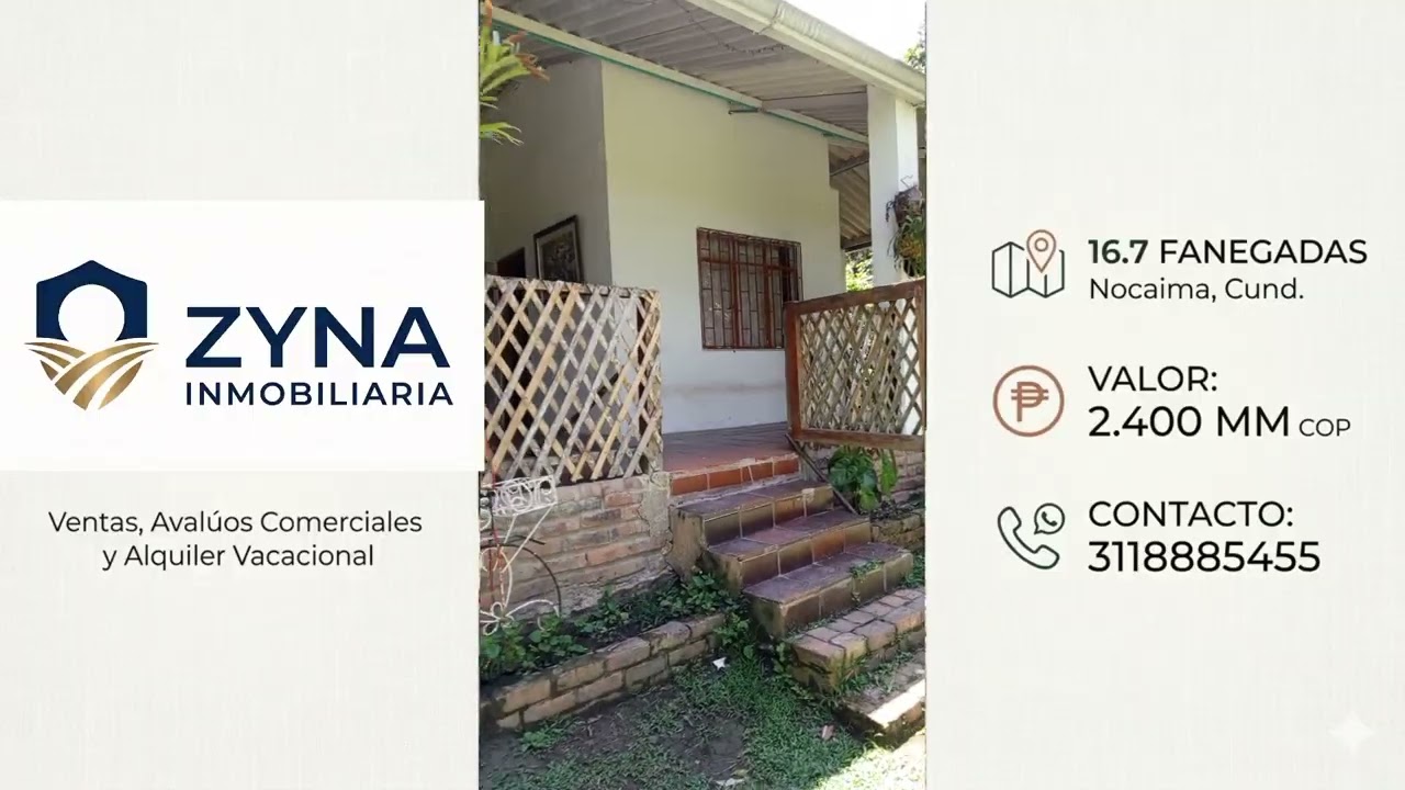 Finca de 26 acres en venta en Colombia | Abundante agua y potencial para ecoturismo cerca de Bogot&aacute;