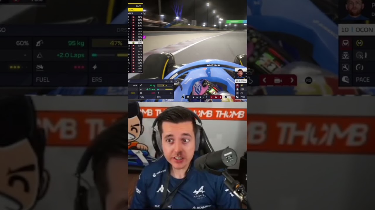 HUGE CRASH ON F1 MANAGER! 😱 #F1Manager #F1Manager22 #F1Manager2022 #Formula1 #F1