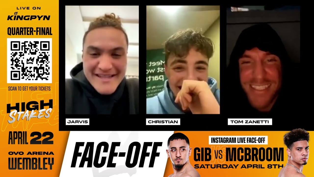 &ldquo;YOUR AN EASY FIGHT!&rdquo; |JARVIS Vs TOM ZANETTI FULL FACE OFF |KINGPYN BOXING TOURNAMENT