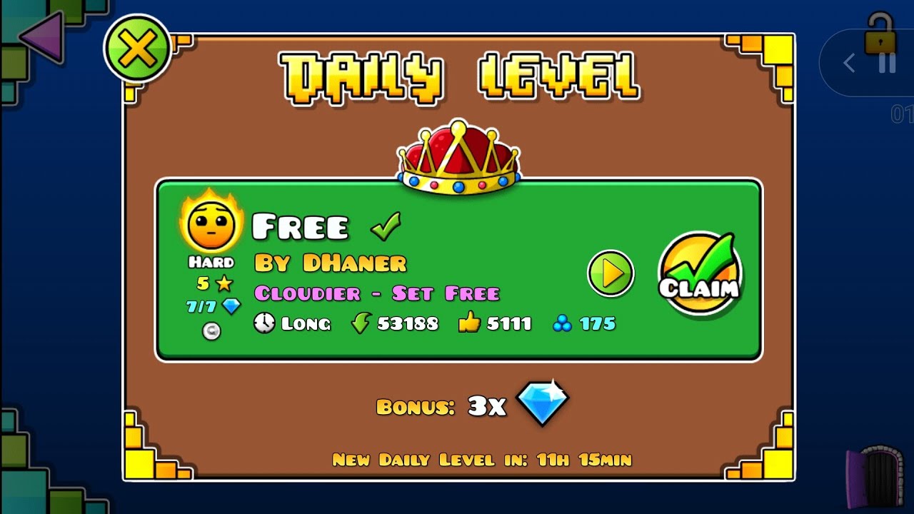 #1397 Free (by DHaner) [Geometry Dash]
