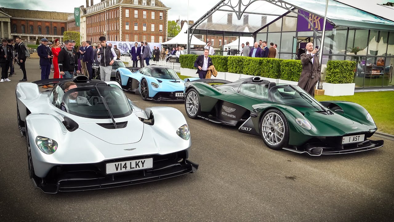 14X Aston Martin Valkyrie in London
