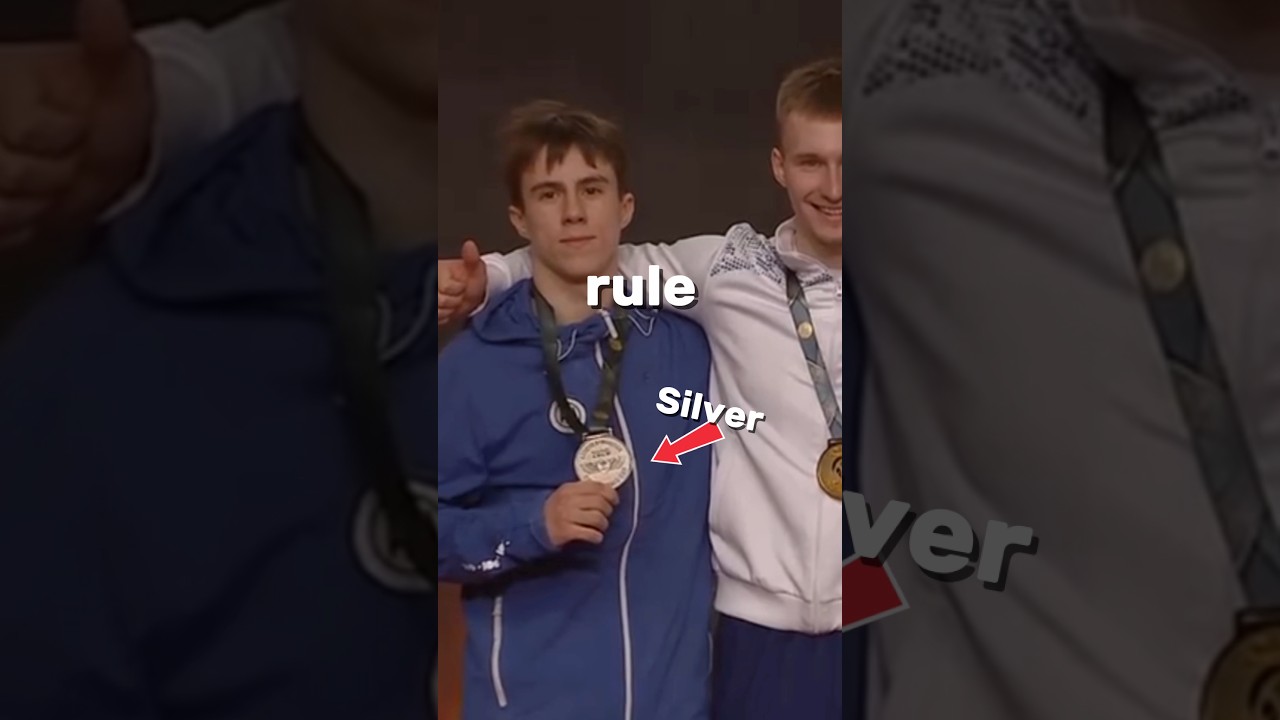 He lost GOLD when the judges made a mistake&hellip;😔🥈