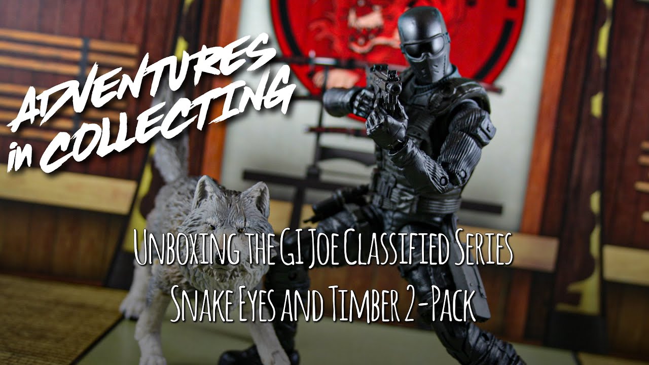 Unboxing the G.I. Joe Classified Series Commando Snake Eyes and Timber 2-Pack from Hasbro