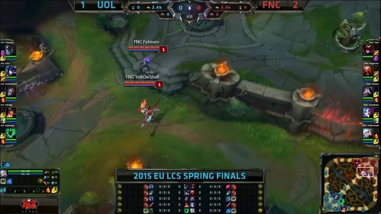 &spades; SEASON 5 &spades; || Fnatic vs Unicorns of Love  Game 4 Grand Finals EU LCS Spring 2015 FNC vs UOL G4