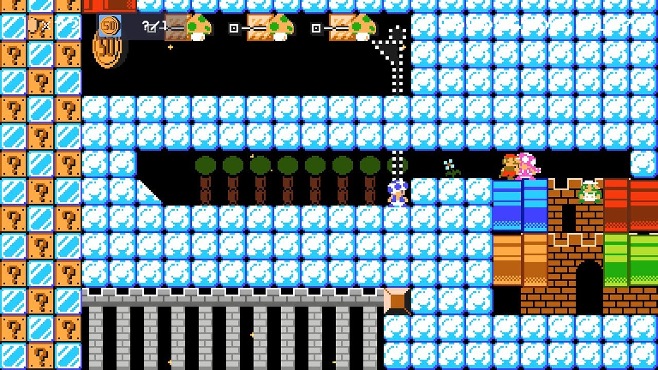 バトルコースで4人負けｗｗｗｗ【マリオメーカー2】