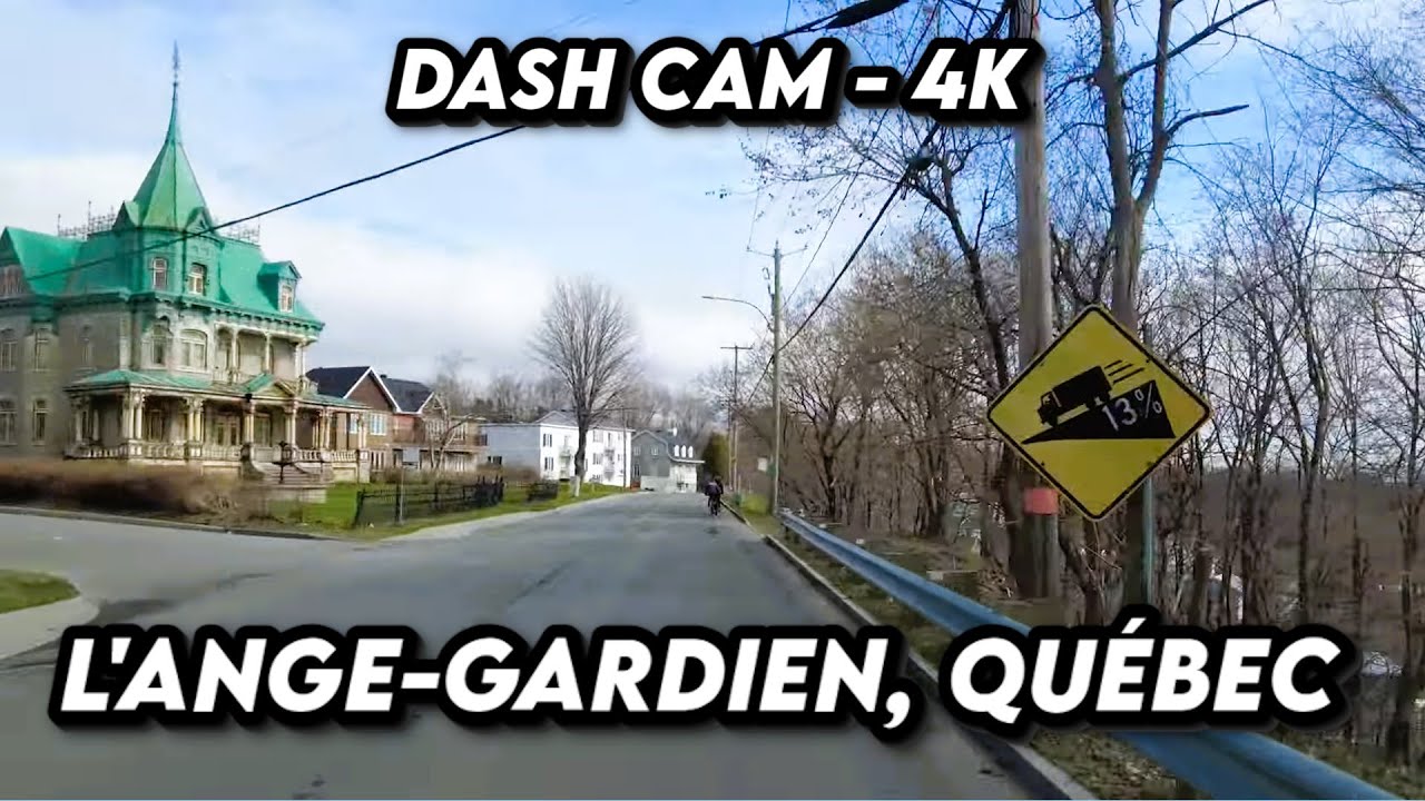 🚗✨ Scenic Drive Through L'Ange-Gardien, Québec in Stunning 4K! 🌲🍁