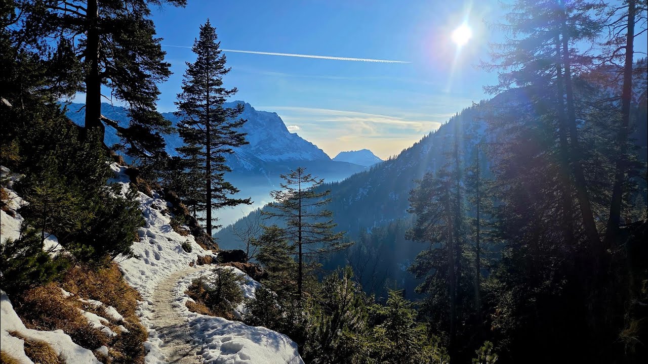 Virtual Walk in the Bavarian Alps: Garmisch to Kramerspitz