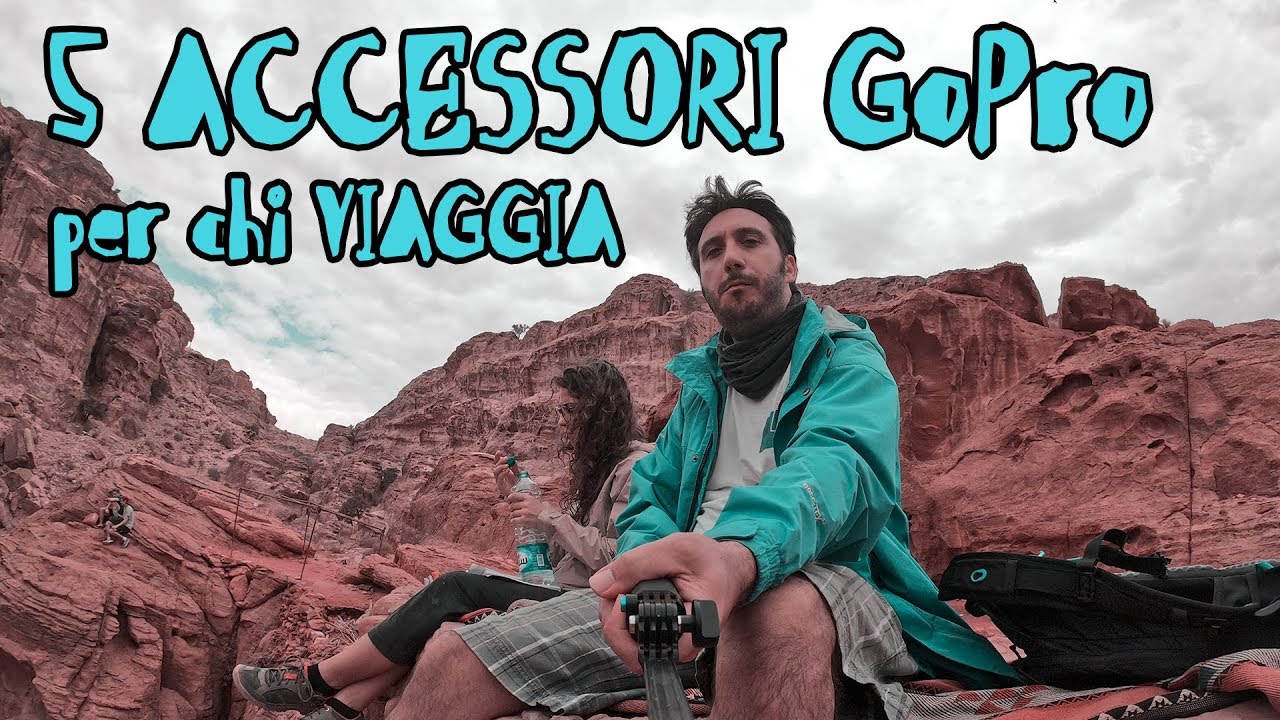GoPro Hero 7 Black - 5 + 1 INDISPENSABILI ACCESSORI quando VIAGGIO