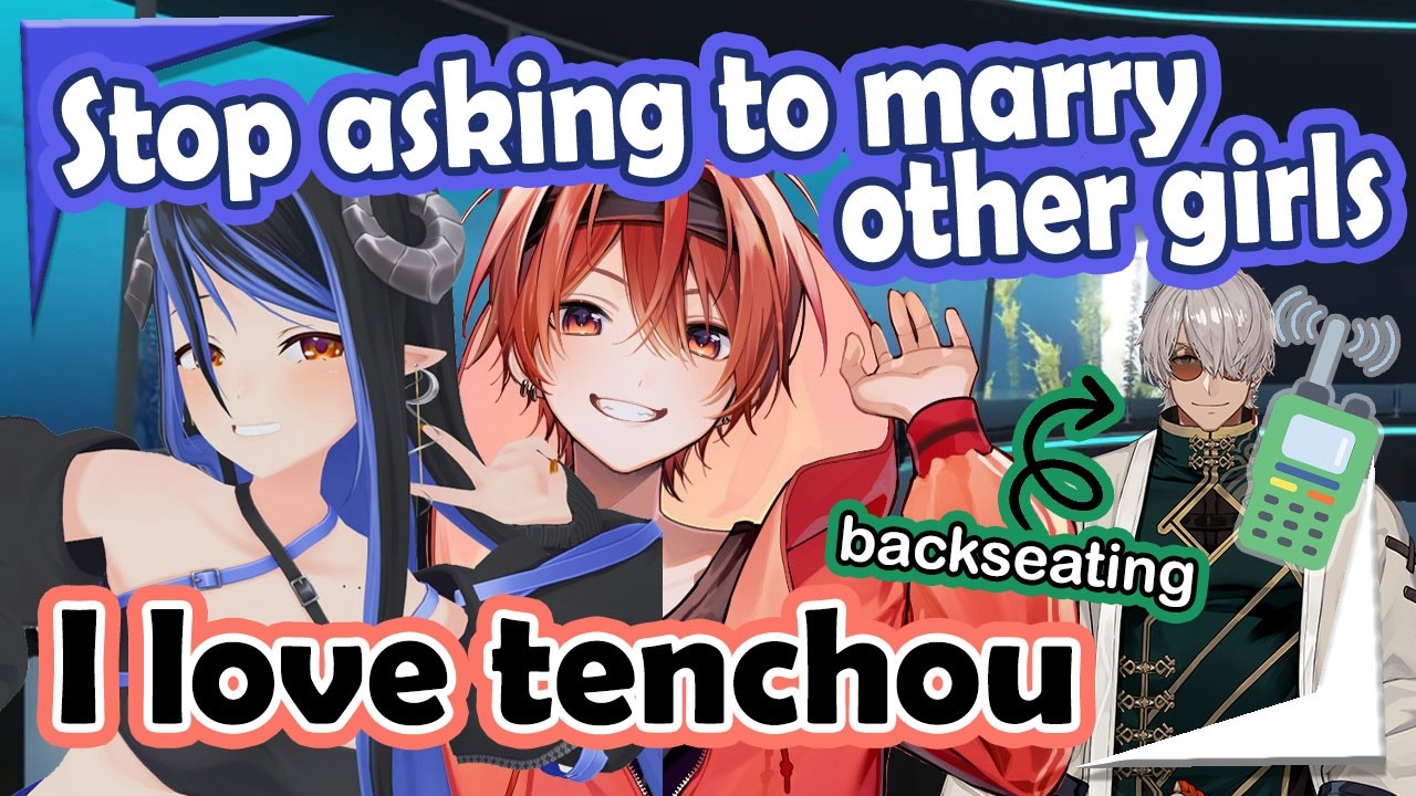 Tier and Maitake on hilarious lovey-dovey date while Arusan backseats them【Holostars EngSub】