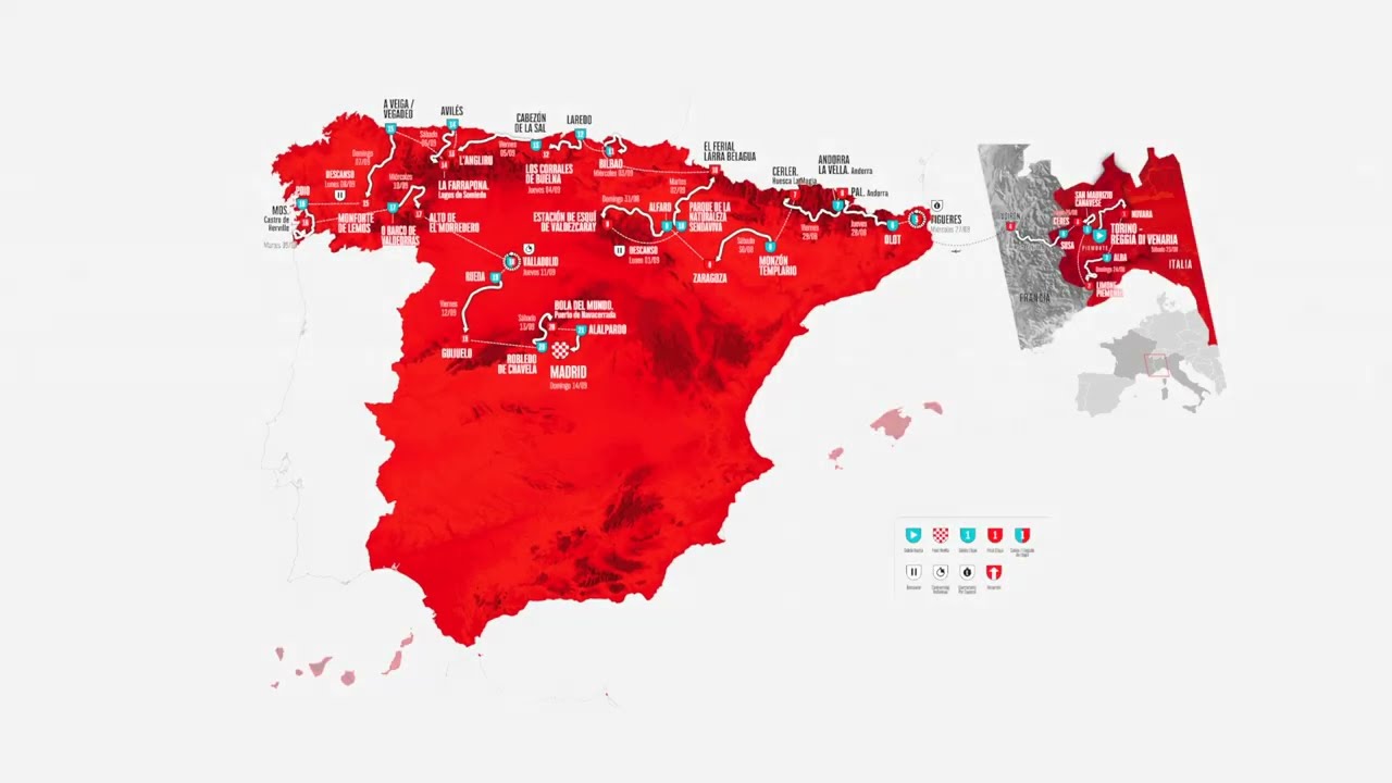 La Vuelta 2025 - Il Percorso