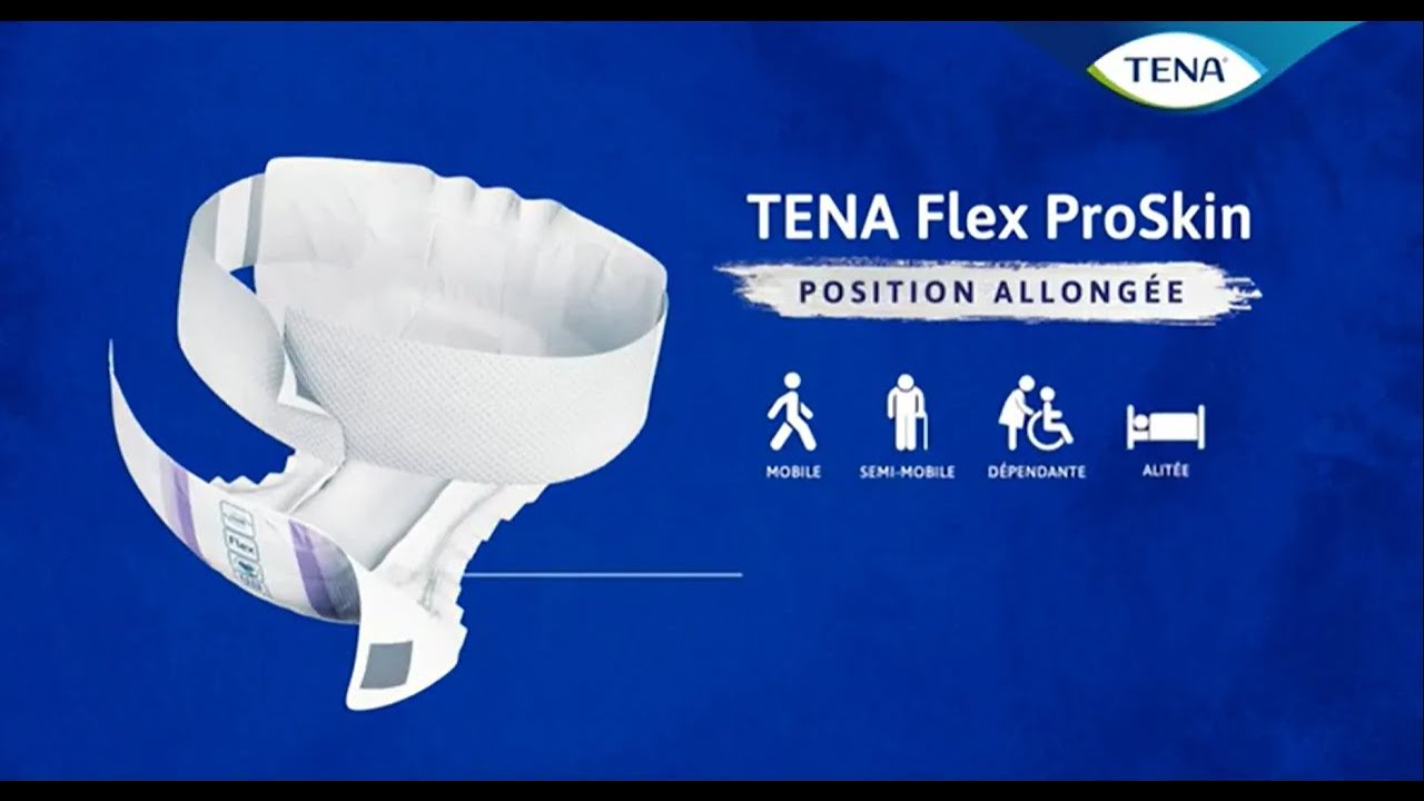 TENA Flex ProSkin - Technique de pose – patient allongé