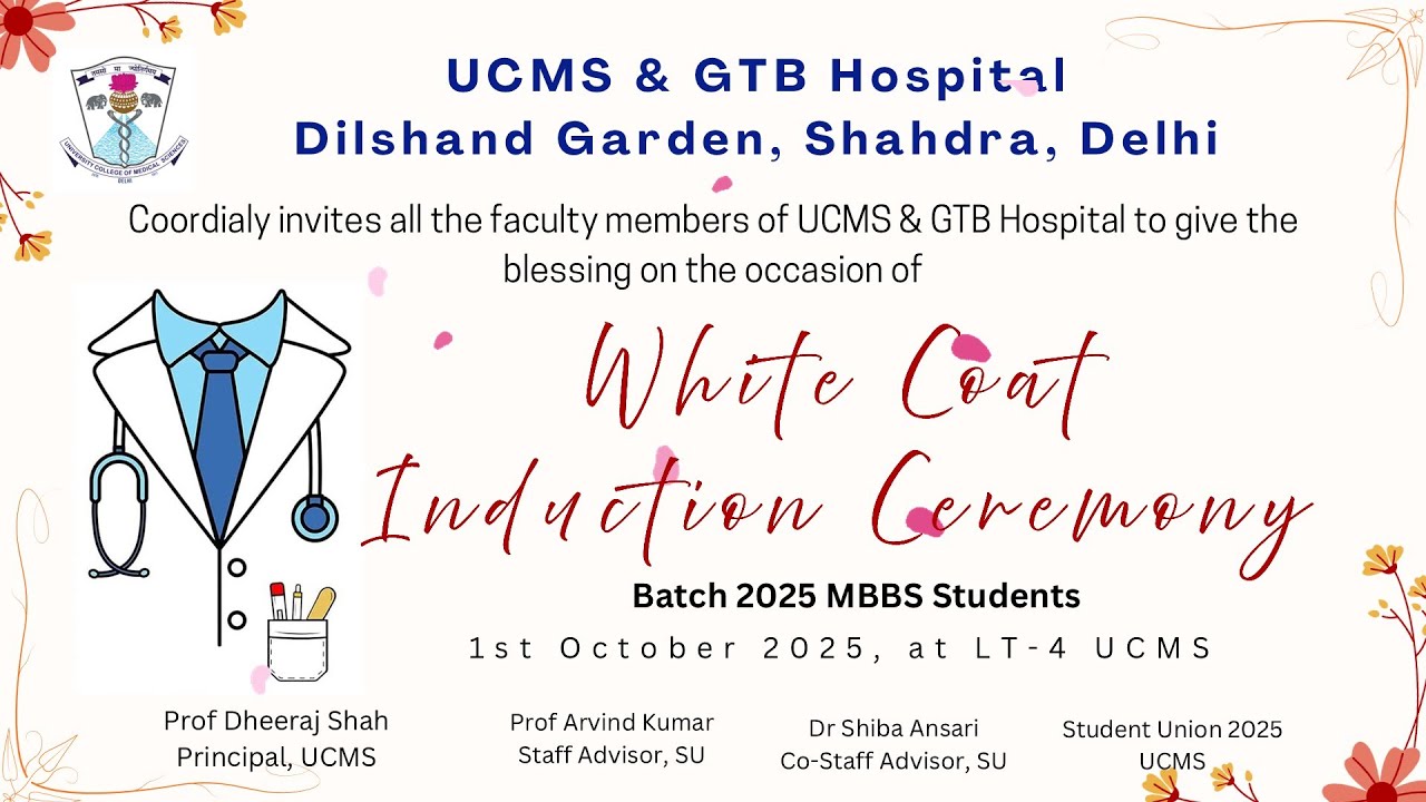 White Coat Ceremony of MBBS 2025 Batch