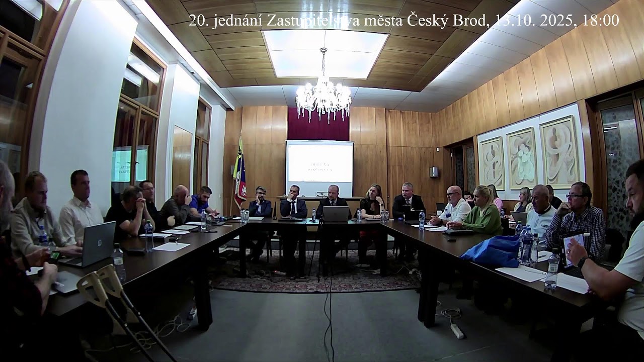 20. Zasedání Zastupitelstva města Český Brod  13.10. 2025 od 18:00