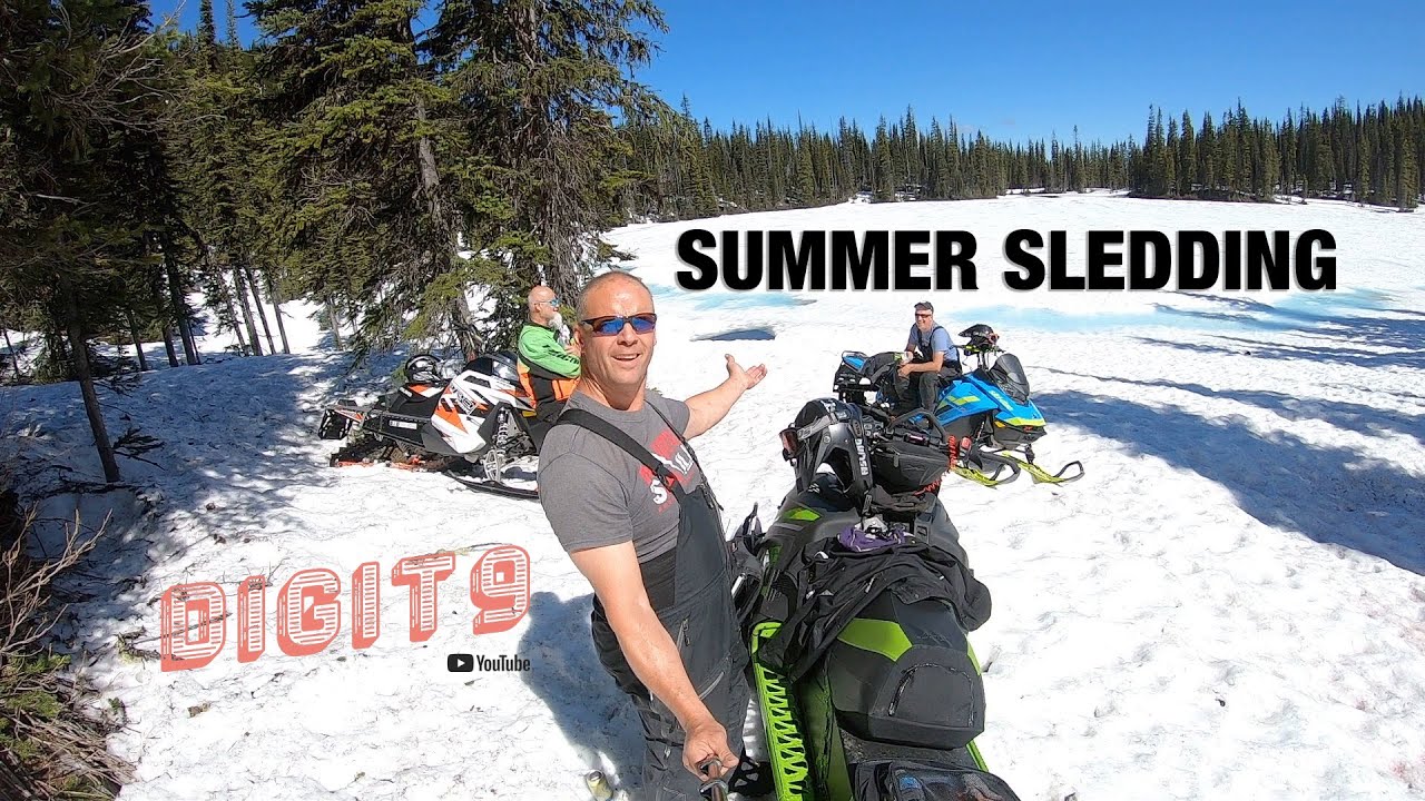SUMMER SLED TRIP! Snowmobiling in June.