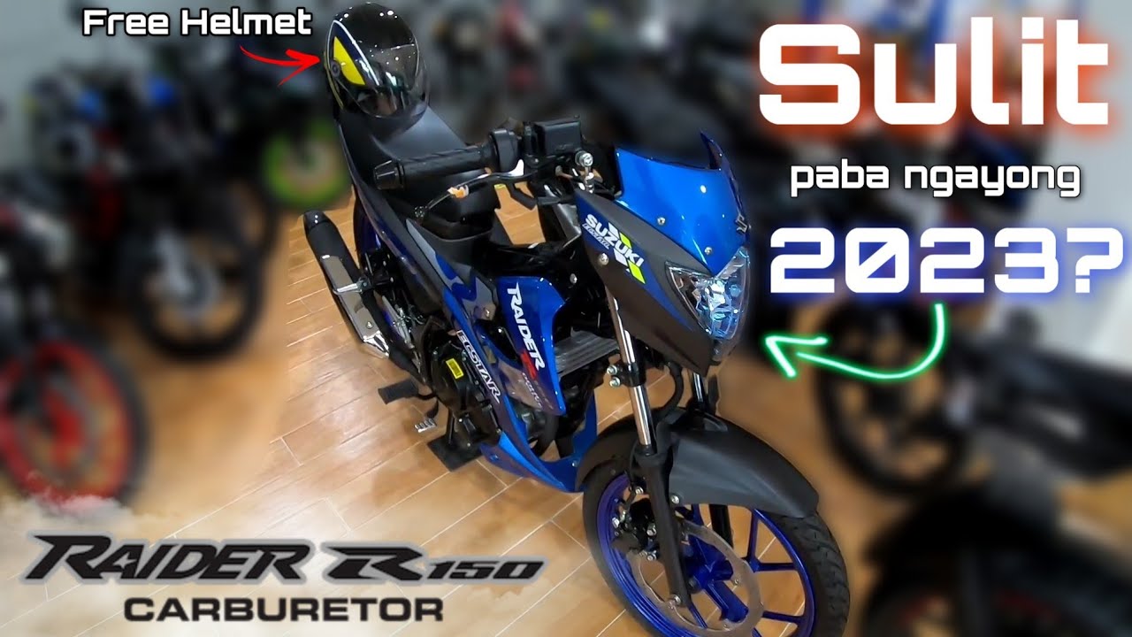 Suzuki Raider R150 Carb type. Sulit parin ba ngayong 2023?🤯 Price update.Color Metallic Triton Blue🔥