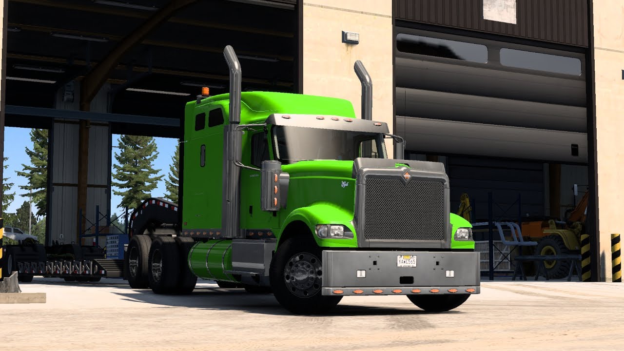 Green 9900i |  Loud Jake Brake  | American Truck Simulator | 01
