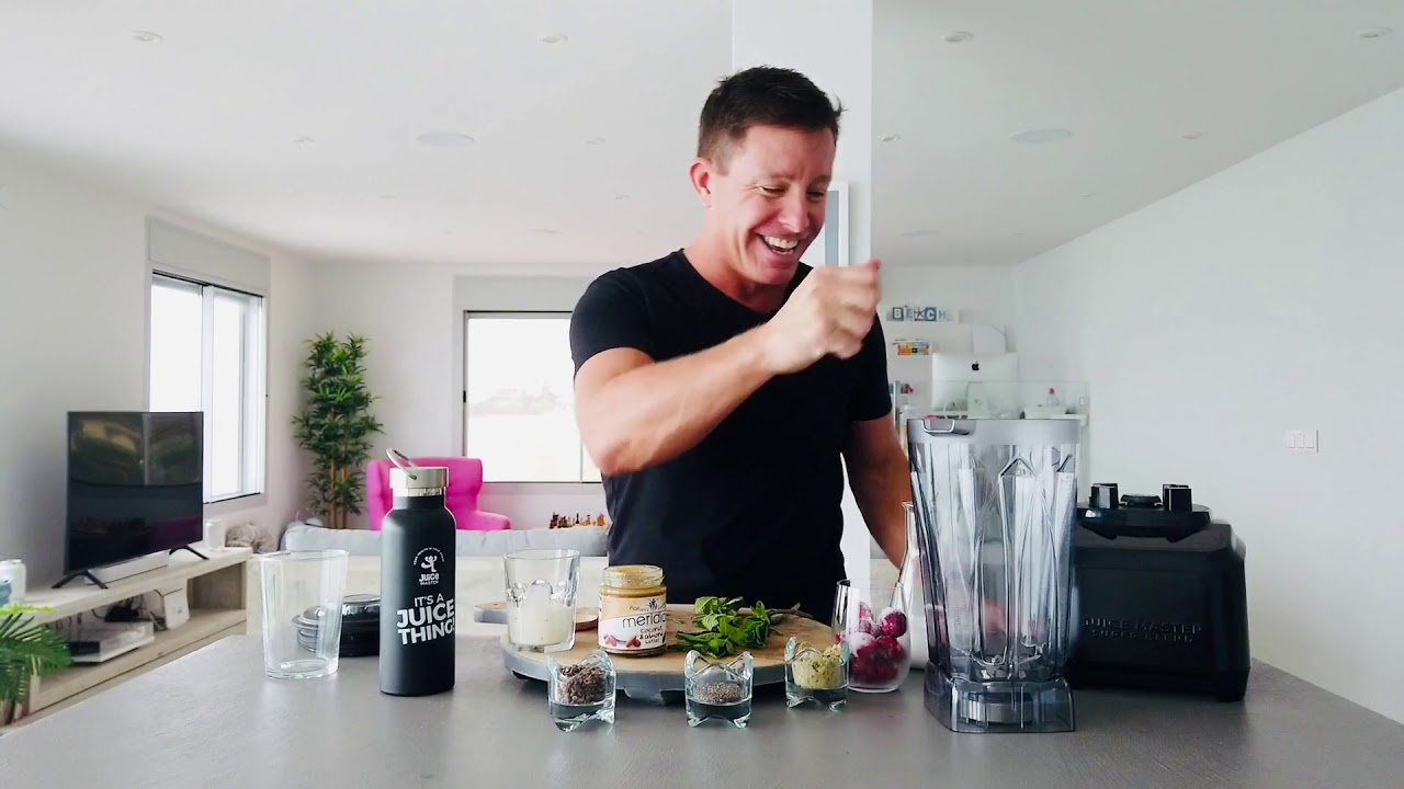 Juice Along With Jason - Mint, Choc, Strawberry Chip Super Blend