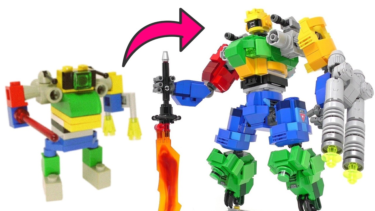 Модернизация моего детского робота LEGO