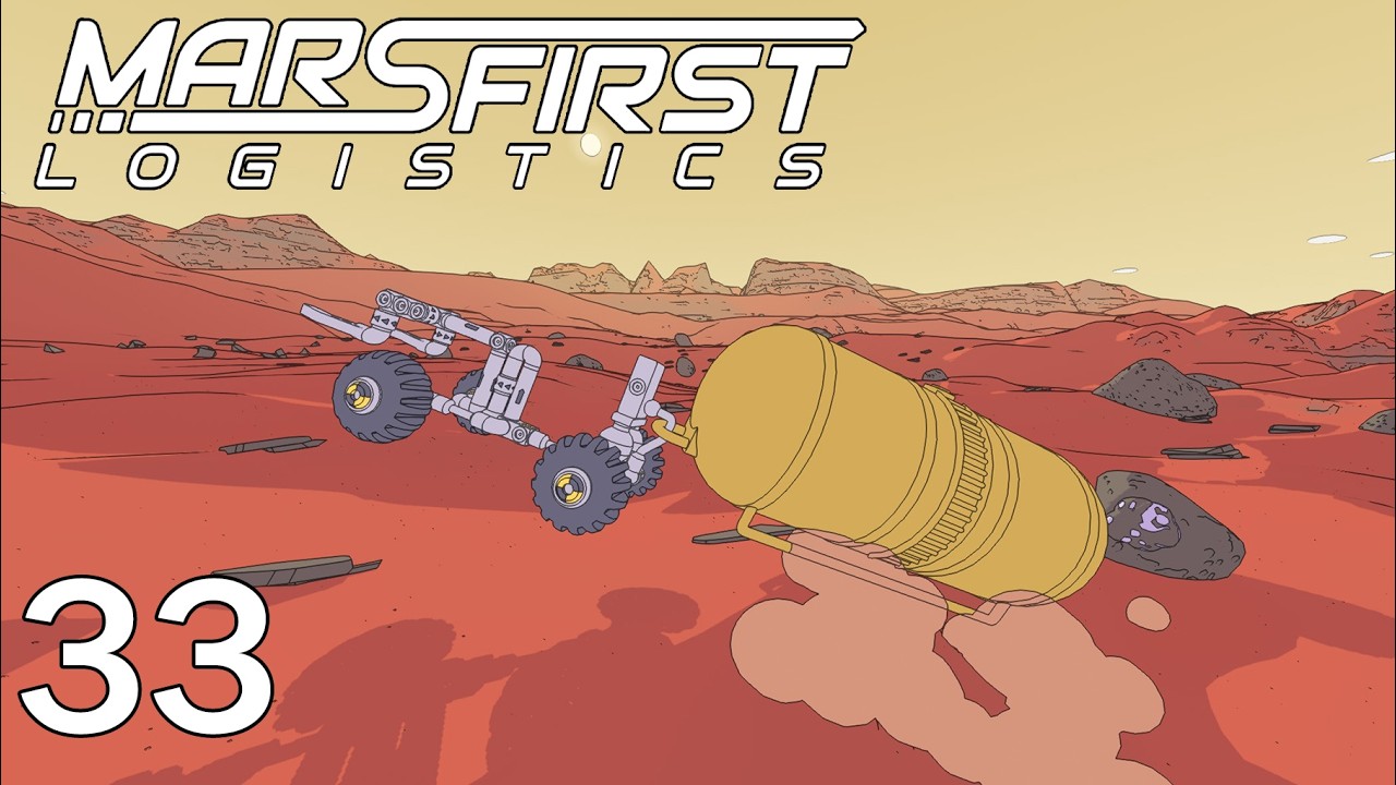Just towing an empty fuel tank in Mars First Logistics Ep33