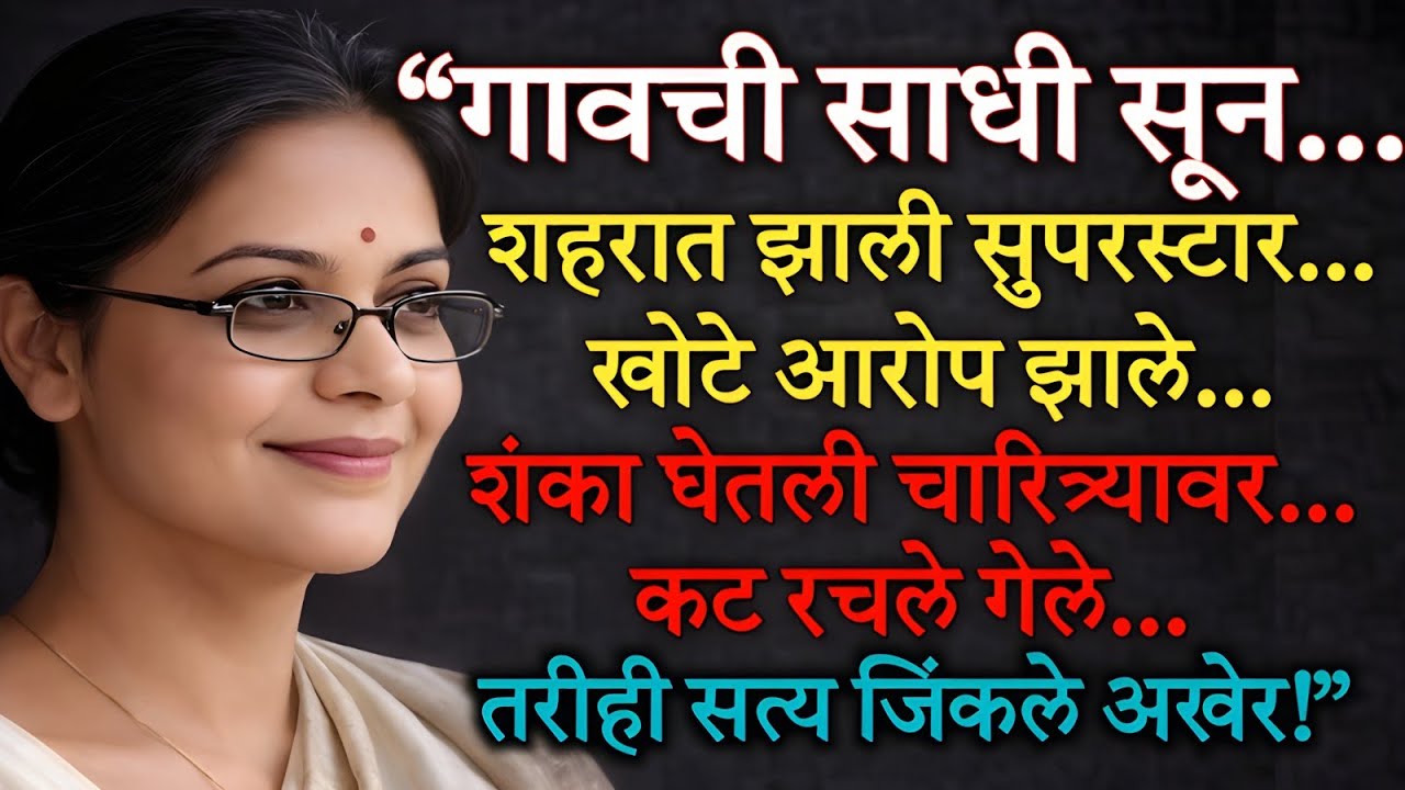 “गावढाळ म्हणत हसले… पण तिने अख्खं शहर जिंकून दाखवलं | मराठी हृदयस्पर्शी प्रेरणादायी कथा”