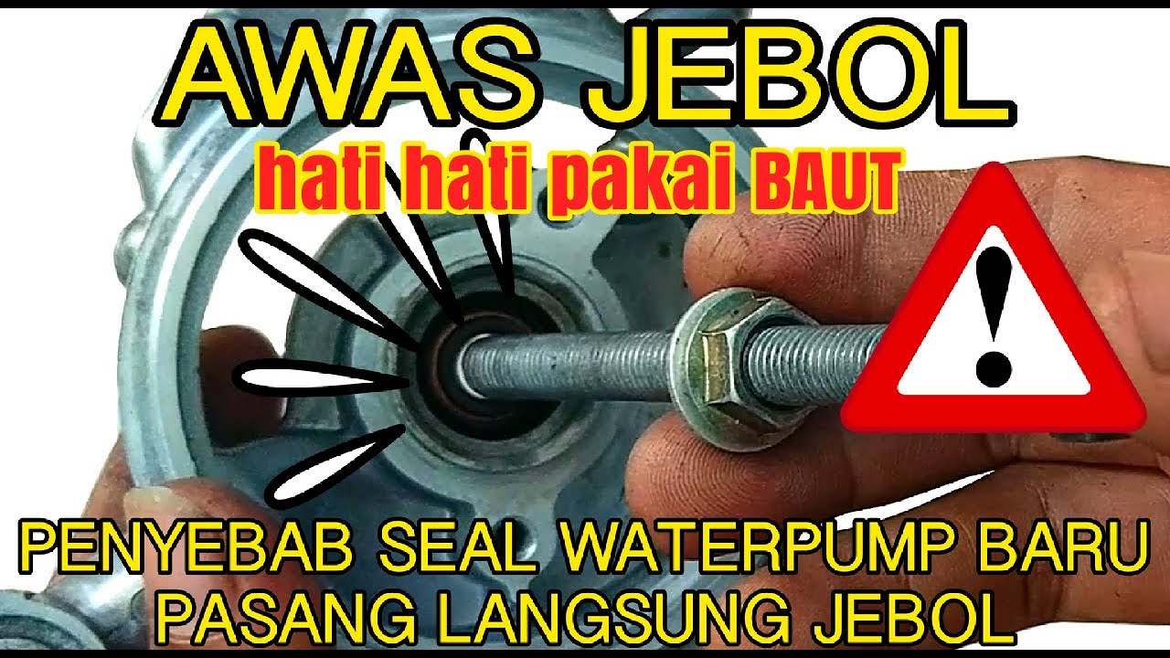 PENYEBAB SEAL WATERPUMP BARU GANTI BOCOR LAGI #R15 #vixion #xabre #mxking