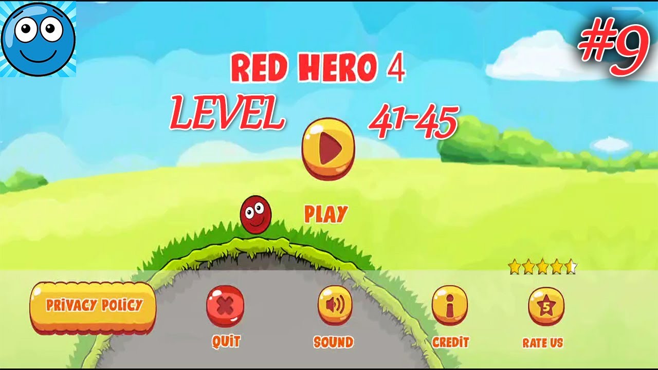Red hero 4 Speedgameplay Part #9 Level 41-45 (iOS, Android)