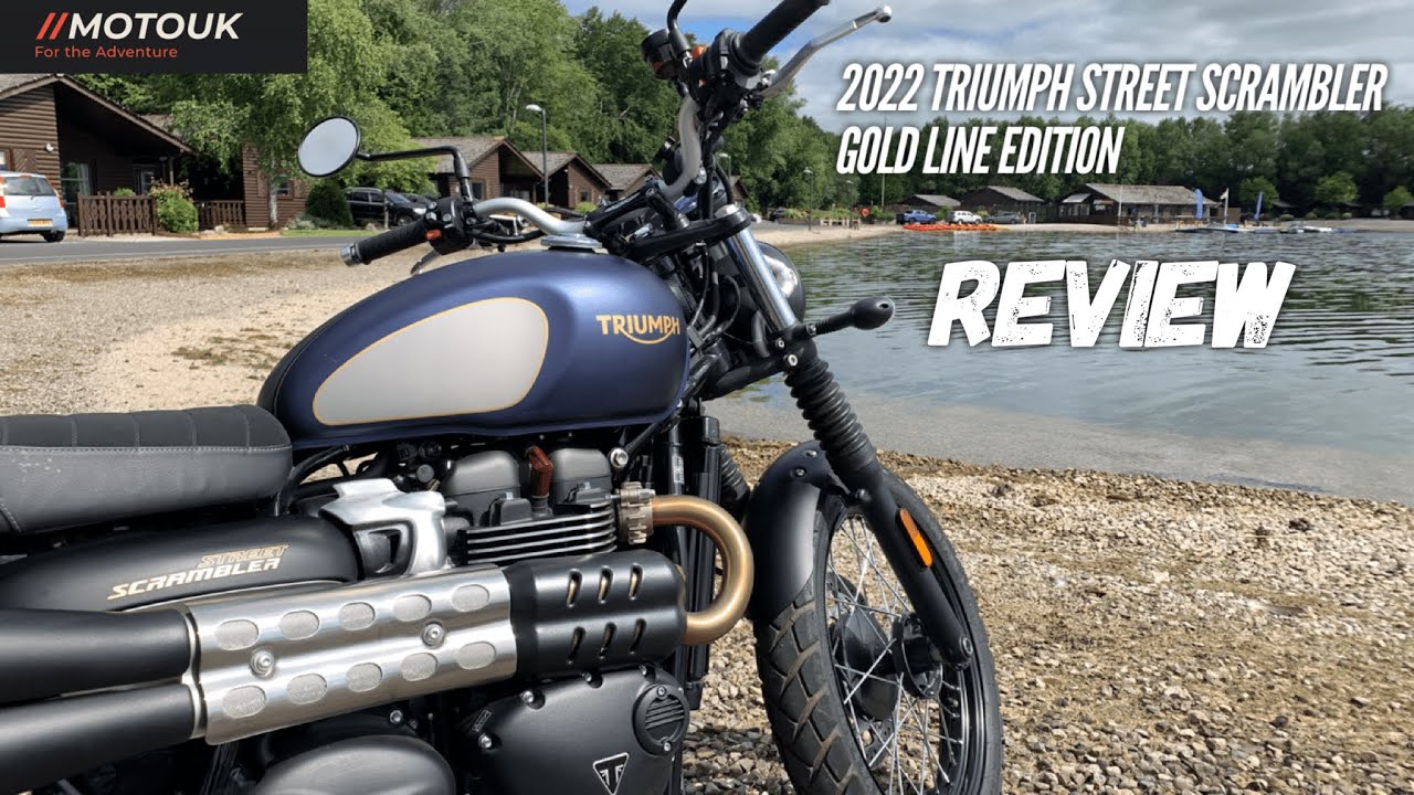 First Ride Review 2022 Triumph Street Scrambler Gold Line Edition | MotoUK