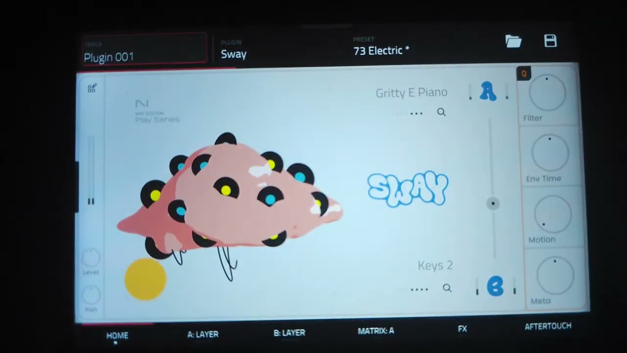 G. TAYLOR Quick OverView#2. Of Native Instruments. SWAY. MPC Edition.