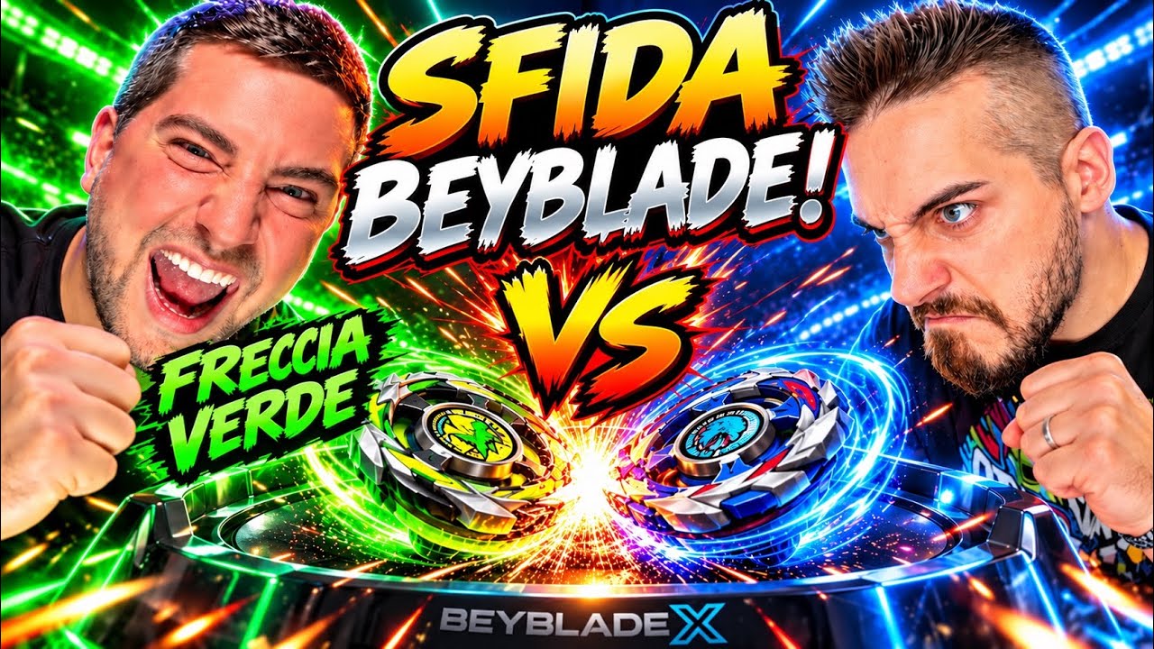 HO SFIDATO FRECCIA VERDE A BEYBLADE X!