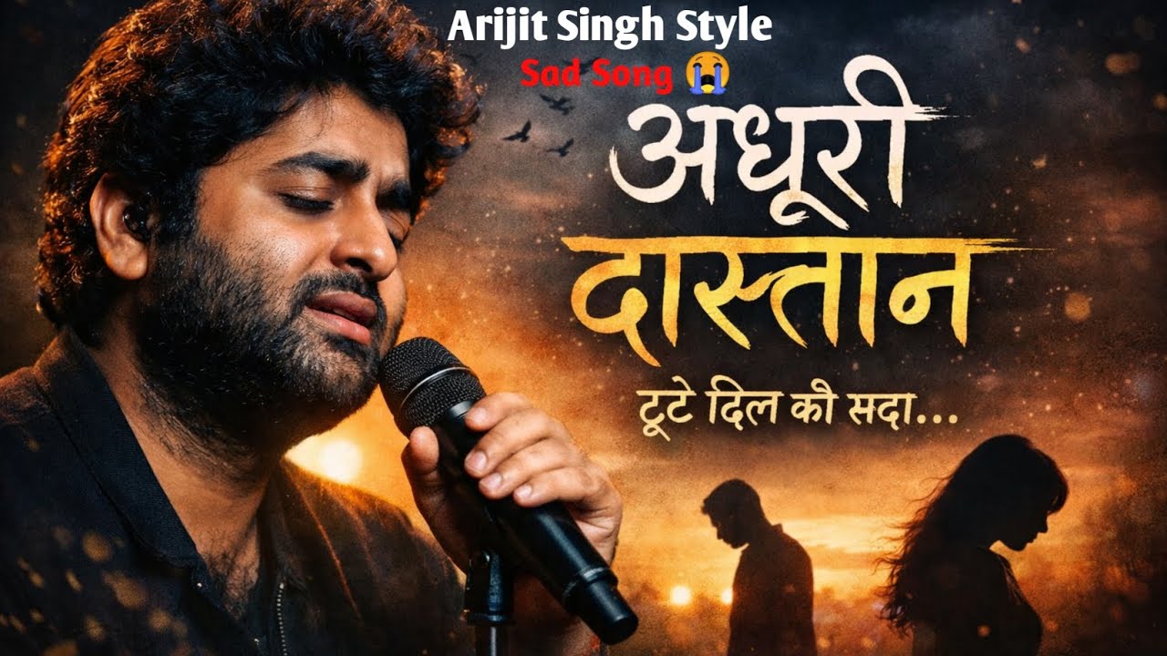 Adhoori Dastan 🥺 Arijit Singh Style | New Sad Song 🎶