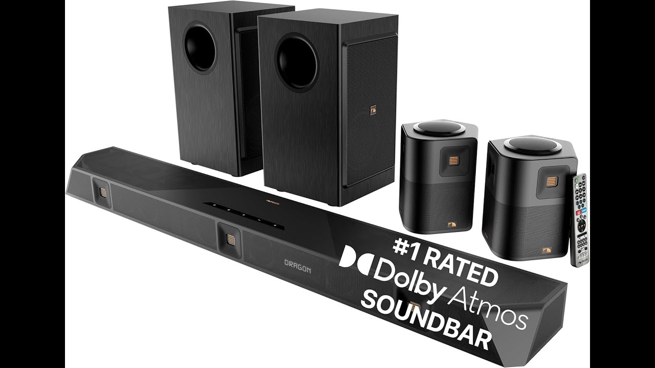 Experience Cinematic Perfection: Nakamichi Dragon 11.4.6 Dolby Atmos Home Theater Sound System