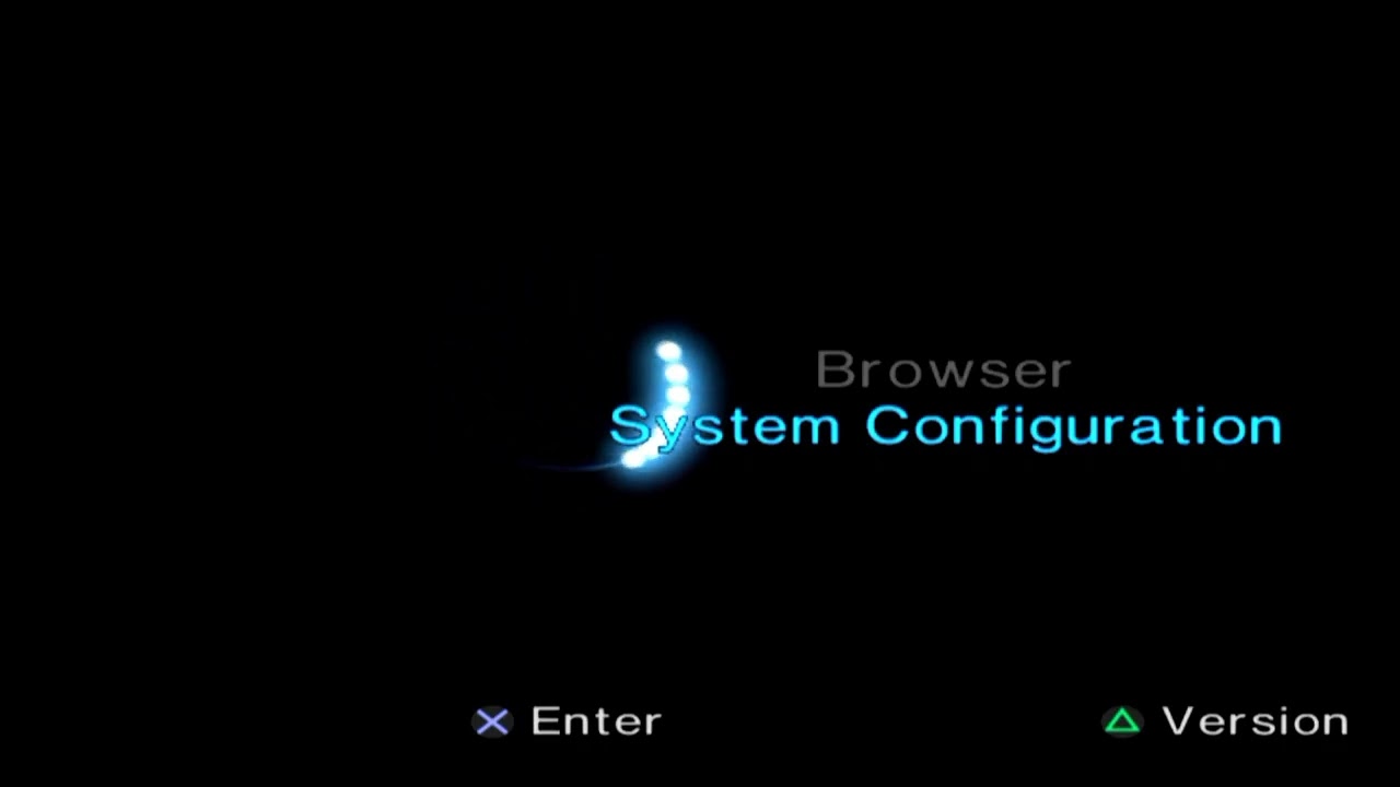Playstation 2 start up ambiente - tela inicial ROM 10 minutos loop