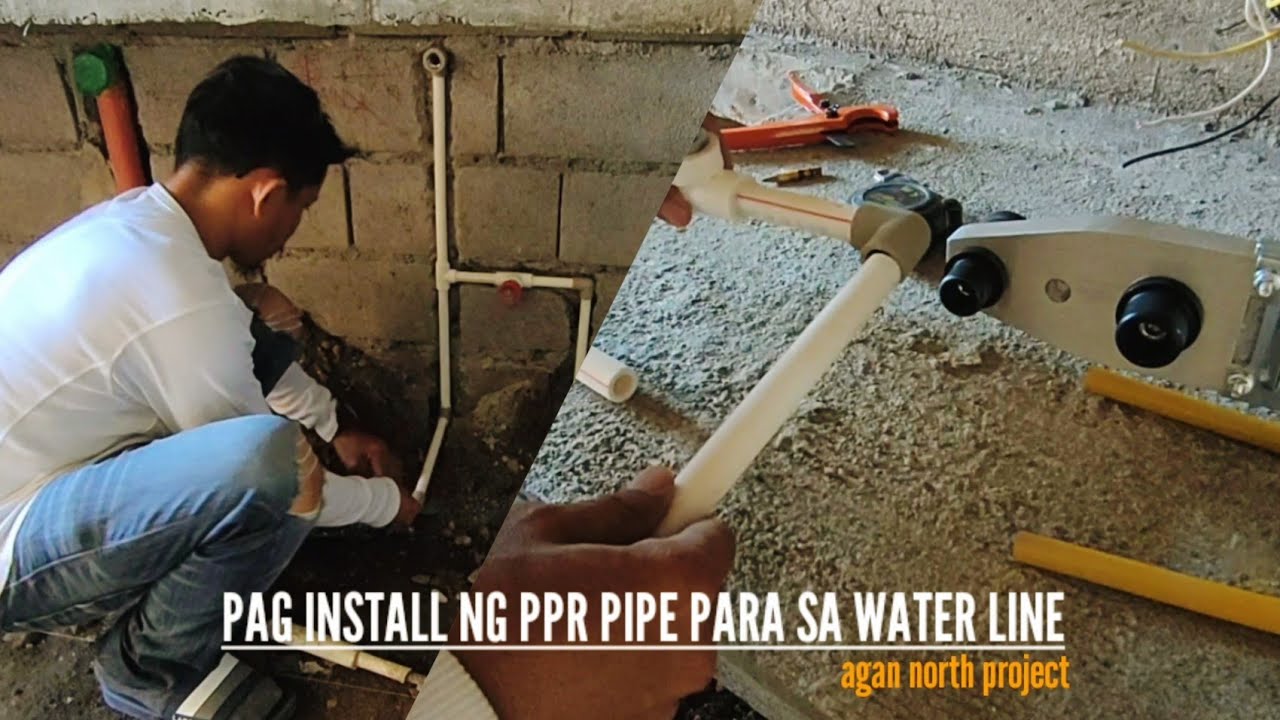 Pag Install Ng PPR PIPE Para Sa Waterline